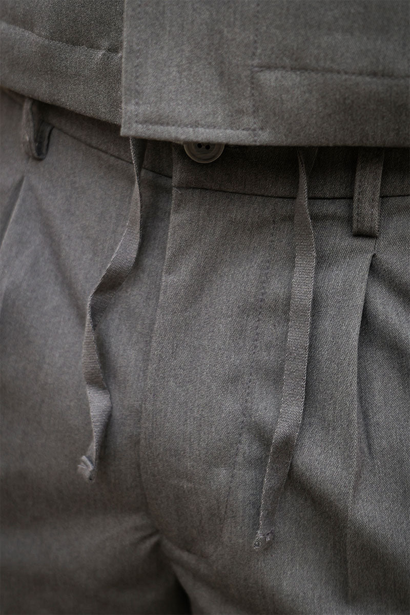 ONLY & SONS Miro Tailored Loose Fit Pants Dark Grey Melange – Image 6