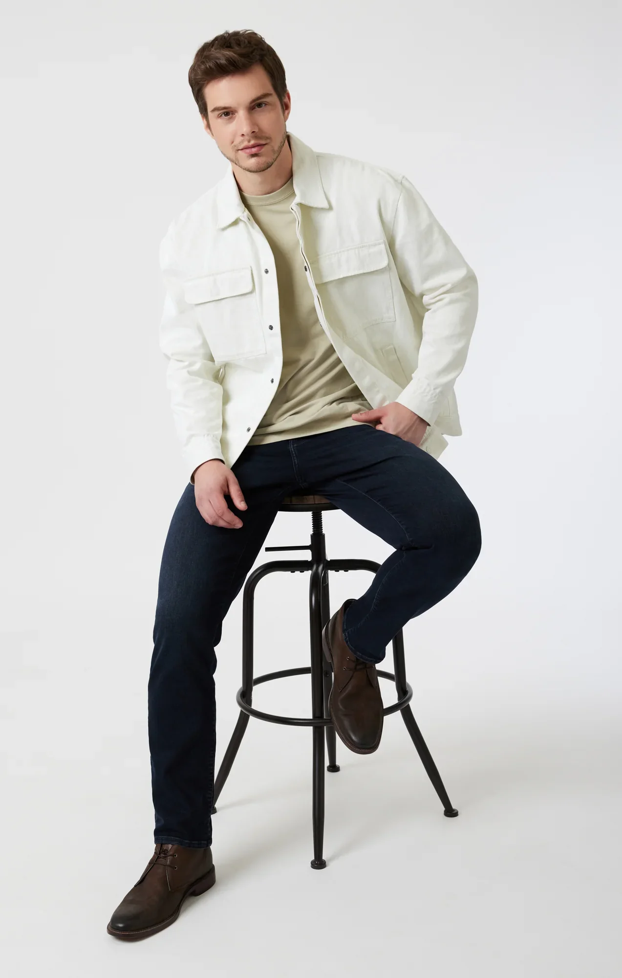 Jeans Steve Blue Black Brushed Supermove Mavi Jeans – Image 3