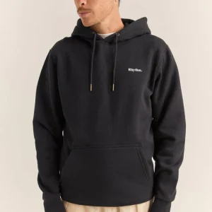 Chandail Brand Fleece Hoodie Noir Rhythm