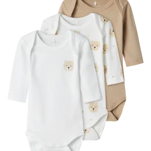 Bodies Name it baby Nbnbody 3p ls oxford bear noos