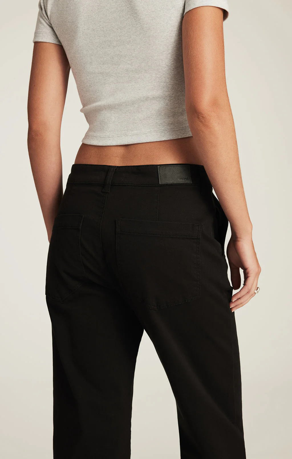 Pantalon Lauren Noir Twill Mavi Jeans – Image 7