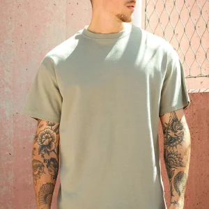 Solid Danton Box Fit Tee Vetiver