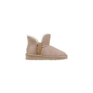 Bottes à cheville en cuir beige Alviero Martini Prima Classe pour femmes