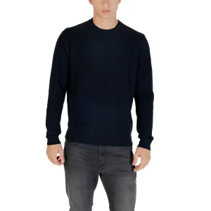Antony Morato Bleu Tricot à col rond pour hommes