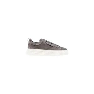 Antony Morato - Baskets en cuir gris pour hommes