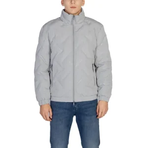 Antony Morato Grey Zip Turtleneck Jacket with Pockets (Veste à col roulé zippée avec poches)