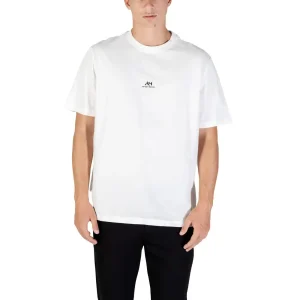 Antony Morato Hommes T Shirt en coton blanc à col rond