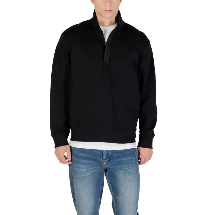 Armani Exchange Hommes Blanc Long Sweatshirt Automne Hiver – Image 5