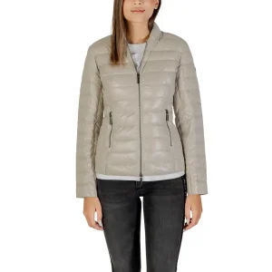 Armani Exchange Femme Veste zippée beige Automne Hiver