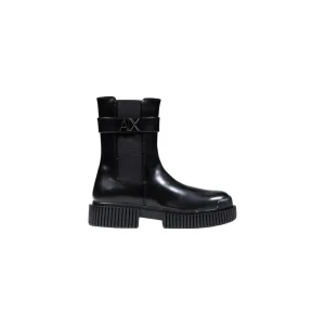 Armani Exchange Femmes Bottes en polyester noir Automne Hiver