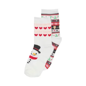 Chaussettes Kids only girl Kogchristmas 2-pack sock box acc