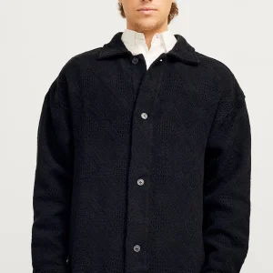 Jack & Jones Greenpoint Jacquard Overshirt Black
