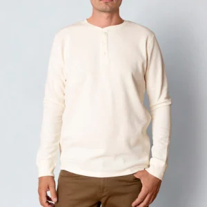 Clean Cut Copenhagen Cal L/S grandad Ecru Melange