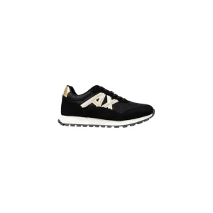 Armani Exchange Course à pied noire pour hommes Sneakers pour l'automne