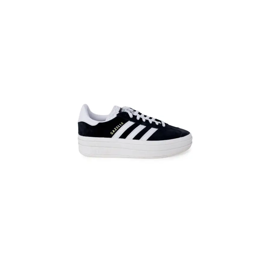 Adidas Women Black Leather Sneakers Fall Winter