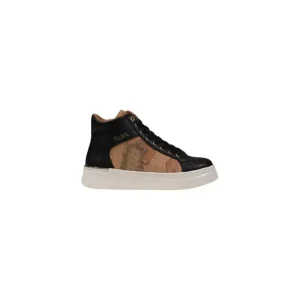 Alviero Martini Prima Classe Black Print Women Sneakers