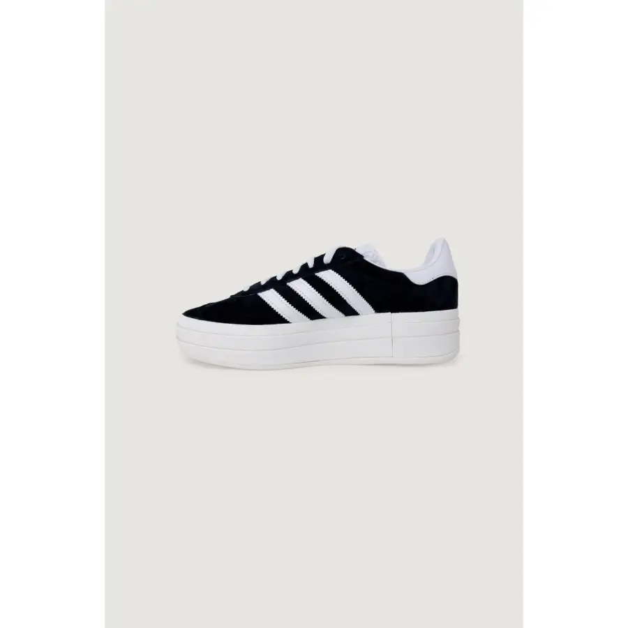 Adidas Women Black Leather Sneakers Fall Winter – Image 4