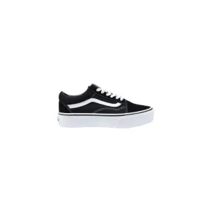 Sneaker Vans à plateforme noire et blanche