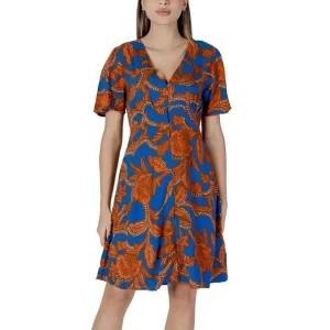 Short en viscose imprimé bleu de B.young pour femmes, printemps/été