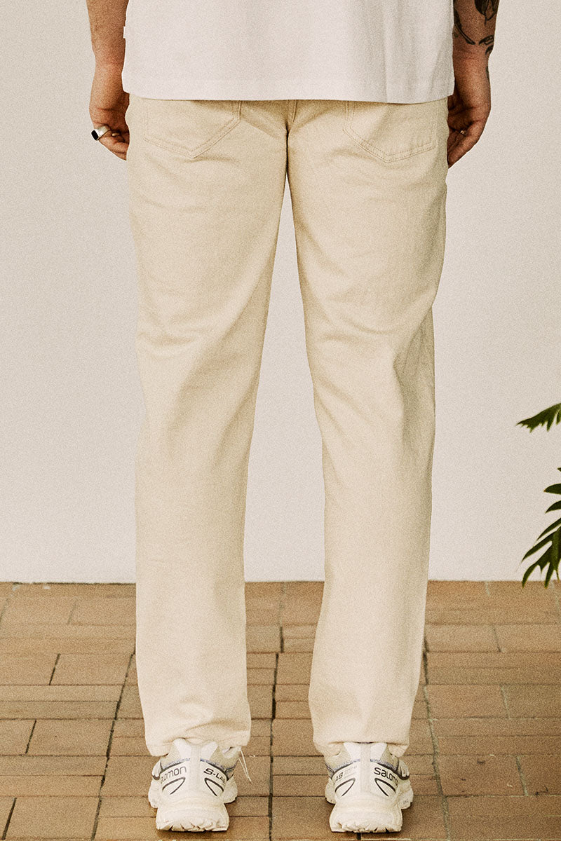 Solid Ryan Relaxed Fit Iver Oatmeal – Image 4