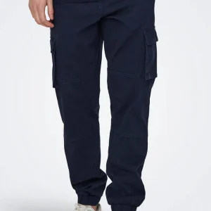 Only & Sons Cam Stage Cargo Cuff Pants dress blues