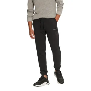 Calvin Klein Jeans Pantalon à lacets en coton biologique noir pour hommes