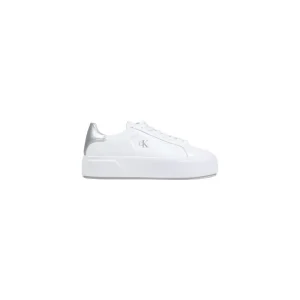 Baskets en cuir blanc pour femmes Calvin Klein
