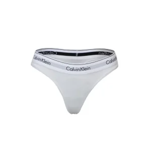 Sous-vêtements en coton modal blanc de Calvin Klein pour femmes