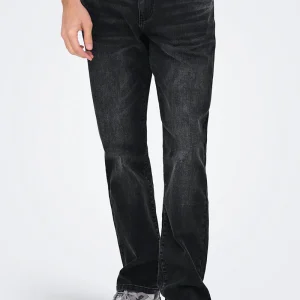 Only & Sons Weft Regular Fit 4101 Washed Black