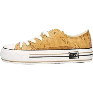 Alviero Martini Prima Classe Femme Baskets Beige Print