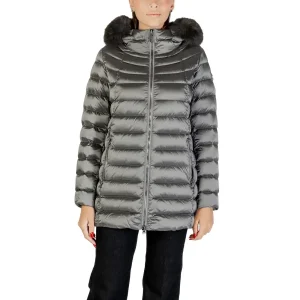 Colmar Originals Long Gris Veste zippée à capuche pour femme