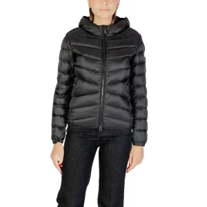 Colmar Originals Womens Black Long Zip Turtleneck Hooded Jacket (Veste à capuche avec fermeture éclair)