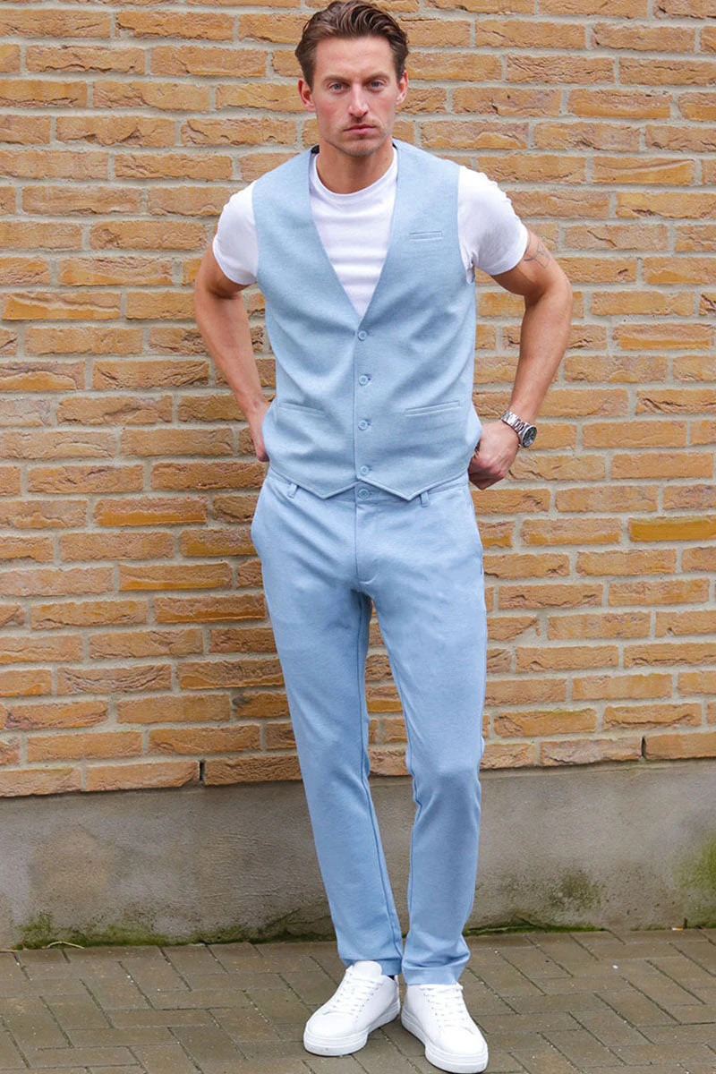 JEFF Ezra Trousers Sky Way – Image 4