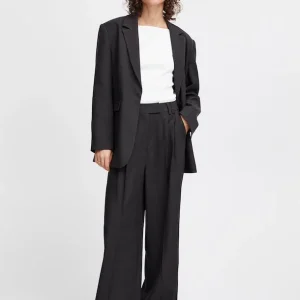 Veston Zimmie Gris Foncé Mélange Ichi