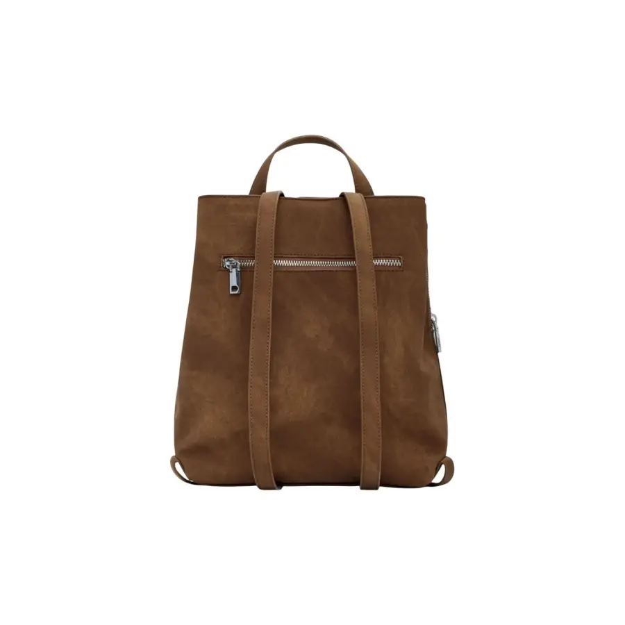 Desigual Beige Sac à dos avec fermeture à bouton crochet et poches – Image 4