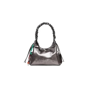 Desigual Gris Polyuréthane Sac à main pour femmes Collection automne-hiver