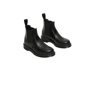 Martens Bottes en cuir noir pour femmes Automne Hiver