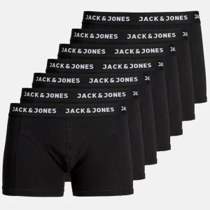 Jack & Jones HUEY TRUNKS 7 PACK NOOS Black Black - Black - Black - Black - Black - Black