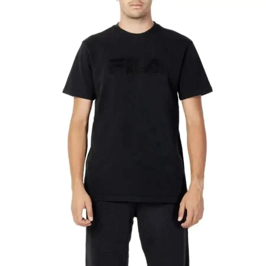 Fila Men's Brown Printed T-Shirt with Round Neck – Image 5