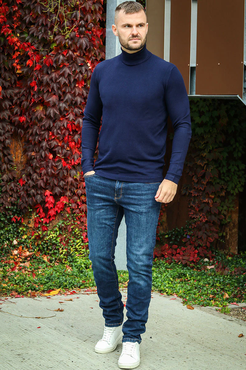 Only & Sons Loom Slim Fit 6749 Dark Blue – Image 3