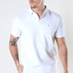 Clean Cut Copenhagen Silkeborg Stretch Polo White