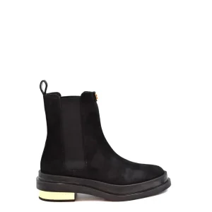Bottines à cheville en daim noir Giuseppe Zanotti pour femmes
