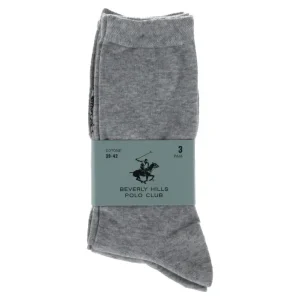 Paquet de chaussettes blanches et grises de Beverly Hills Polo Club