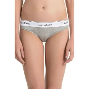 Sous-vêtements gris en coton et modal pour filles Calvin Klein