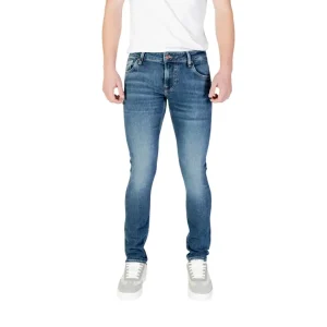 Guess Hommes Blue Worn Effect Jeans Spring Summer Collection