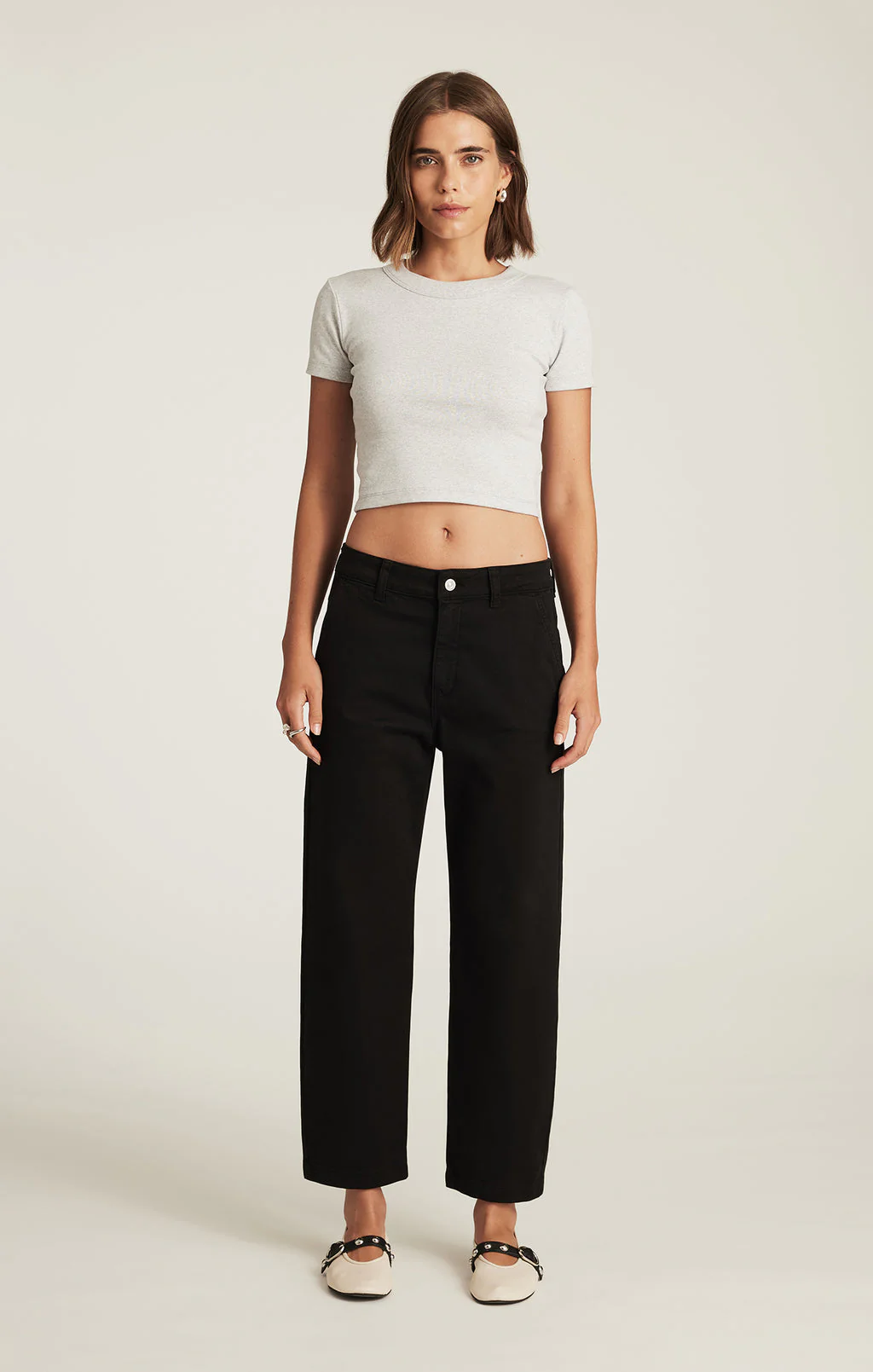 Pantalon Lauren Noir Twill Mavi Jeans – Image 3