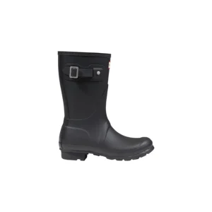 Bottines en caoutchouc noir de Hunter pour femmes