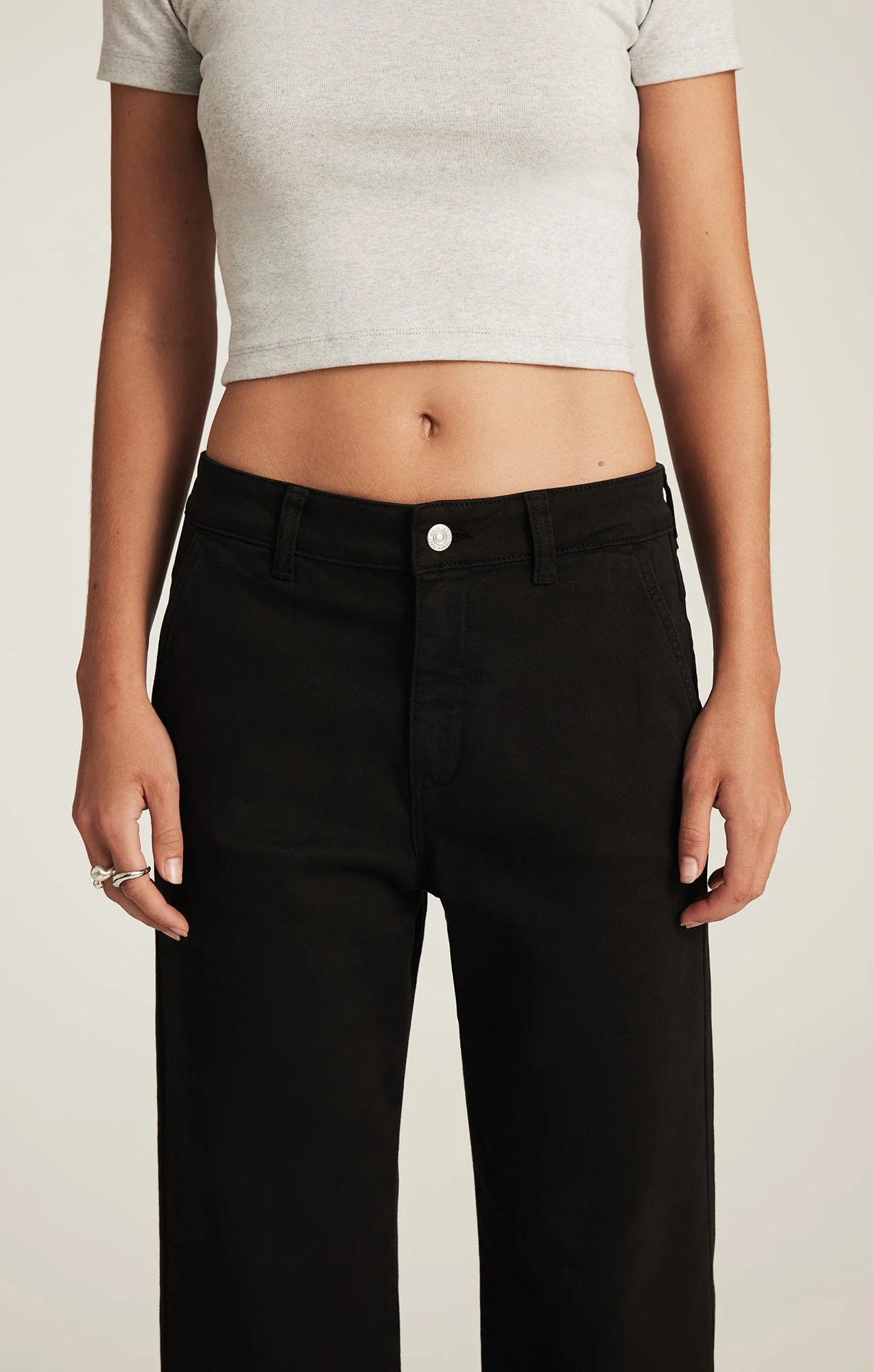 Pantalon Lauren Noir Twill Mavi Jeans – Image 6