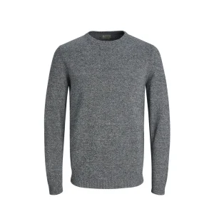 Jack & Jones Blue Cotton Round Neck Sweater (Pull à col rond en coton)