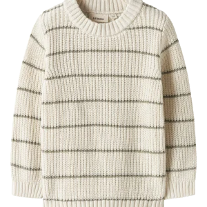 Haut en tricot Lil' atelier mini Nmmemlen ls knit stripes lil